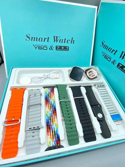 Y60 Smart watch with 7 Straps (Sports Version)